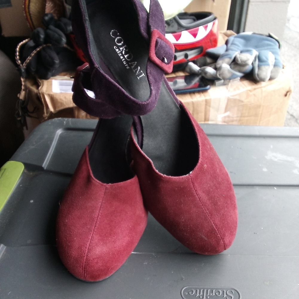 Cordani color block heels. 9.5